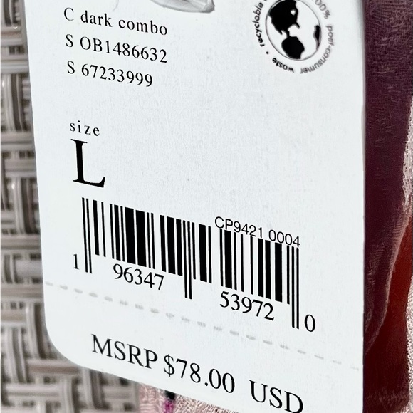 Free People NWT FLOWY TOP Size large - Picture 7 of 12